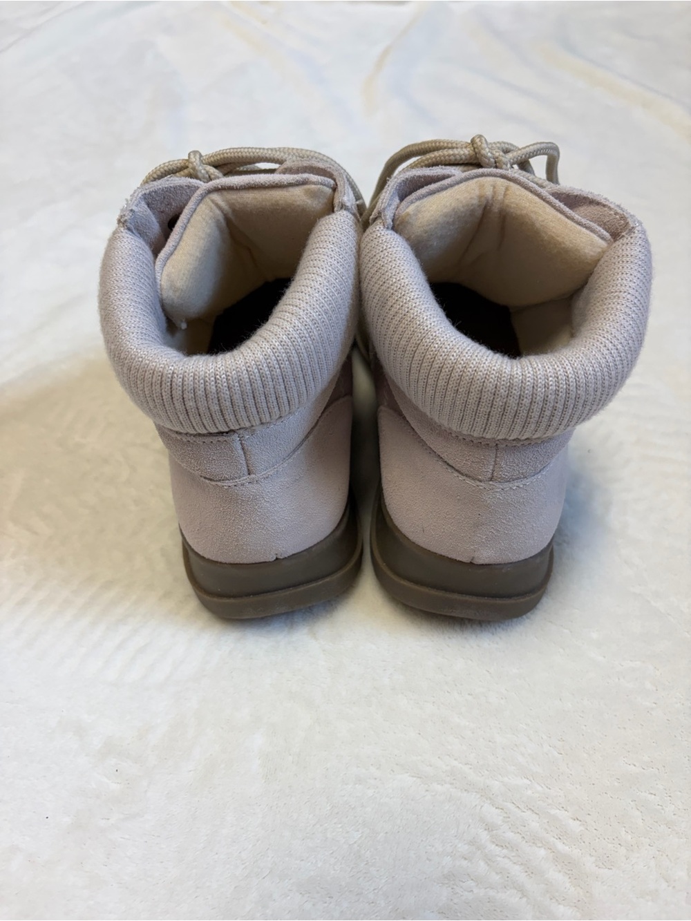 Wanderlust Boston White Suede Boot Women’s Size 7 - Picture 5 of 6
